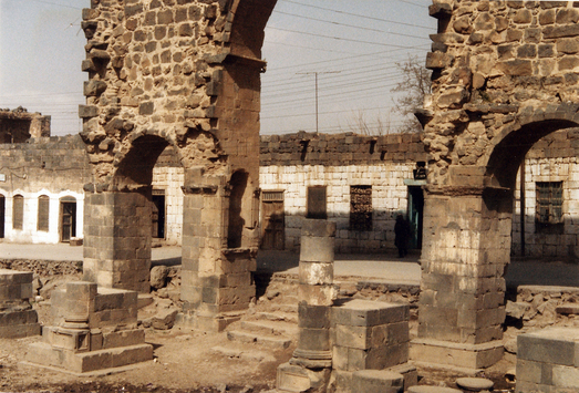 Vorschaubild Bosra, Syrien, Bab-al-Qandil (Lampentor), Rückseite